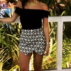 Design Lab Print Skort